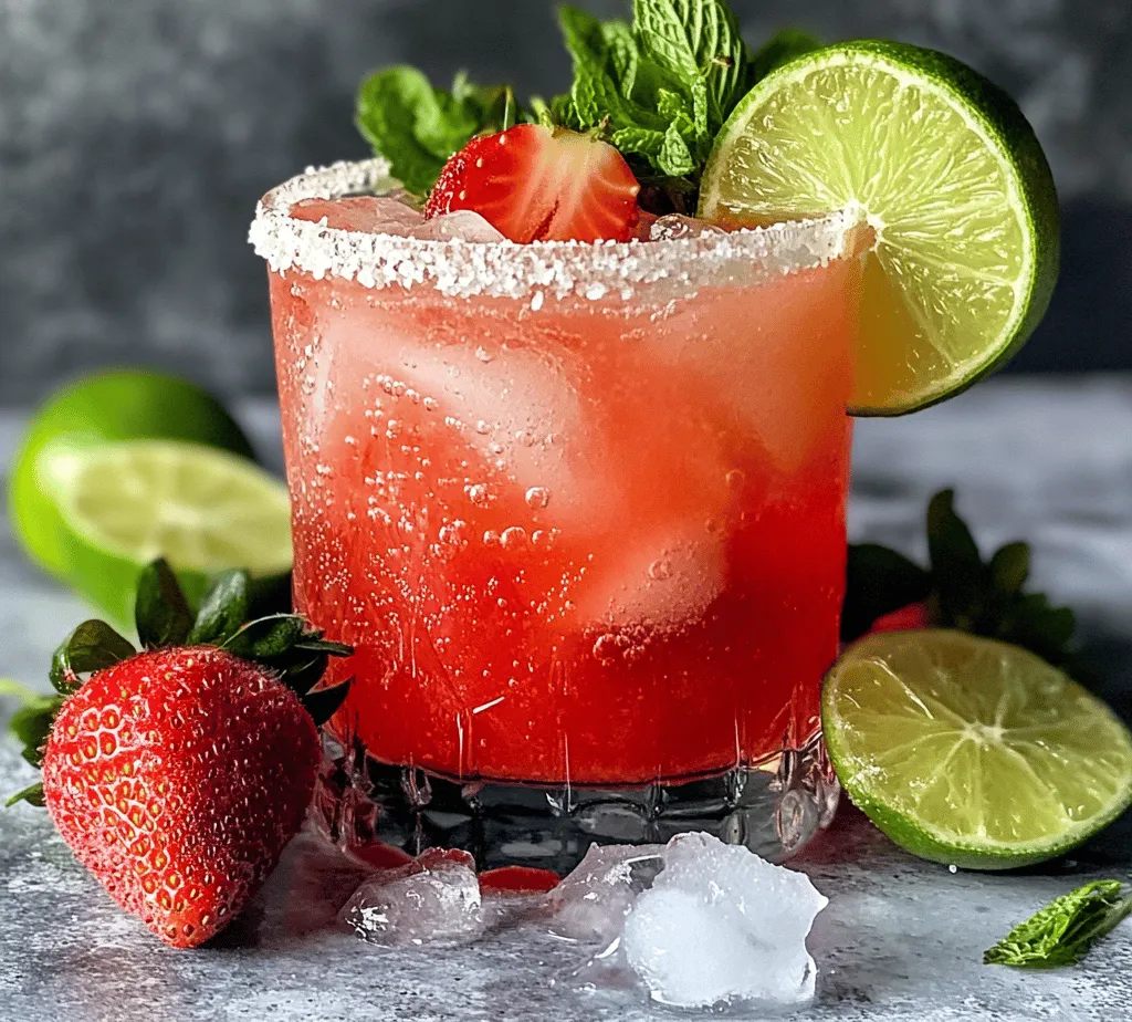 To create the perfect Strawberry Lime Mocktail Margarita, it’s essential to understand the role of each ingredient in this delightful drink. Let's delve deeper into the components that make this mocktail such a refreshing and enjoyable choice.