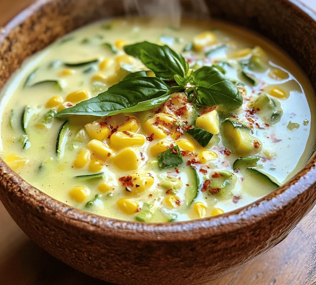 When the sun is shining and summer is in full swing, there’s nothing quite like a vibrant bowl of chowder to celebrate the season's bounty. Chowders are a delightful culinary creation that effortlessly combines comfort and freshness, making them a versatile choice for any meal. Whether it’s a warm summer afternoon or a cool evening, chowders can be enjoyed year-round, with the ability to adapt to the freshest ingredients available. Today, we’re diving into a recipe that embodies the spirit of summer: Sunny Corn & Zucchini Chowder.