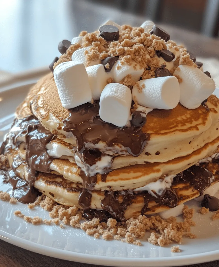 Pancakes have long held a cherished spot in breakfast menus around the globe, celebrated for their versatility and comforting qualities. Whether enjoyed at a casual weekend brunch or as a quick weekday treat, pancakes can be infused with a variety of flavors, textures, and toppings to suit every palate. From classic buttermilk pancakes to innovative creations like blueberry lemon or pumpkin spice, the possibilities are endless. However, there’s a delightful twist on this beloved breakfast staple that’s sure to elevate your morning routine: S’mores Pancakes.