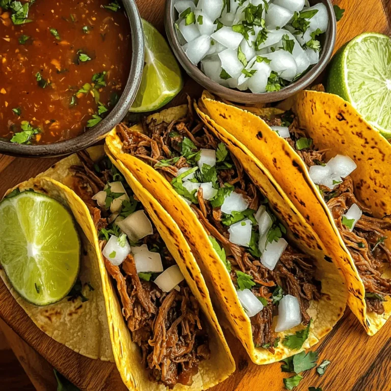 Birria Tacos, a tantalizing Mexican dish, have captured the taste buds of food lovers around the globe. Known for their rich flavors and the tenderness of the meat, these tacos are more than just a meal; they are an experience steeped in tradition. Originating from the vibrant region of Jalisco, Mexico, Birria has evolved from a festive dish served during special occasions to a beloved staple in many households and restaurants. This recipe embodies a homestyle approach to crafting Birria Tacos at home, bringing the authentic taste of this cherished dish right to your kitchen.