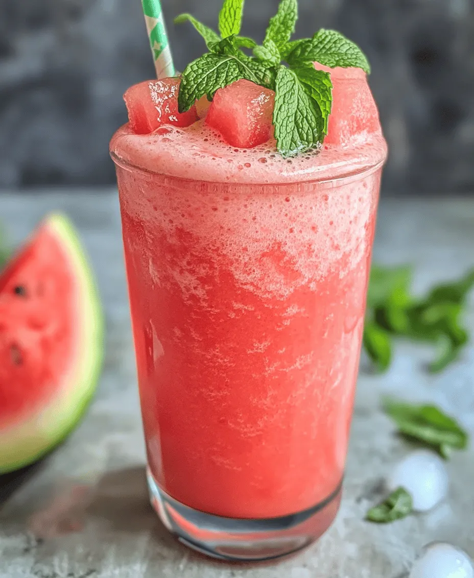 In today’s health-conscious world, smoothies have become a staple beverage choice for many. They are not only delicious but also packed with nutrients, making them a convenient and refreshing way to incorporate fruits and vegetables into our diets. Among the myriad of smoothie recipes available, the refreshing watermelon smoothie with coconut water stands out, especially during the scorching summer months. This vibrant drink is the epitome of hydration, combining the natural sweetness of watermelon with the refreshing qualities of coconut water, making it a perfect choice for quenching your thirst on hot days.