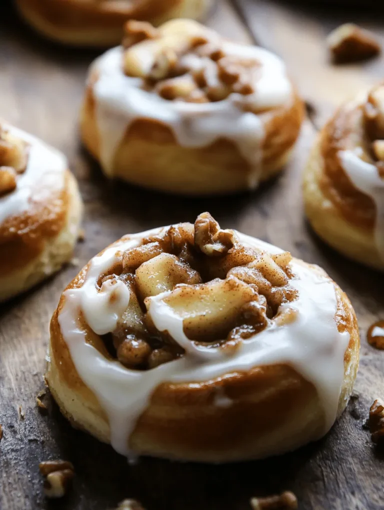 Cinnamon rolls are a beloved treat that has captured the hearts of many, offering a warm, comforting bite that evokes feelings of home and nostalgia. Their fluffy, sweet dough swirled with aromatic cinnamon sugar makes them a staple in bakeries and kitchens worldwide. Now, imagine elevating this classic pastry by introducing the sweet and tart taste of apples, all topped with a luscious cream cheese frosting. This combination not only enhances the traditional flavors but also brings a unique twist that makes these apple cinnamon rolls truly irresistible.