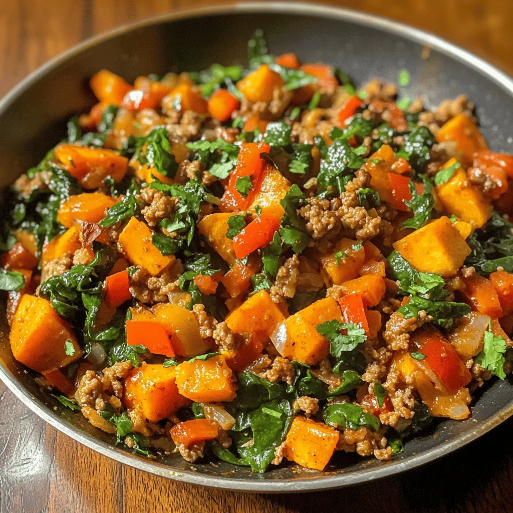 In the realm of nutritious and satisfying meals, the Ground Turkey Sweet Potato Skillet stands out as a beacon of simplicity and health benefits. This one-pan dish not only saves time on cleanup but also offers a balanced medley of flavors and textures that are sure to please the entire family. With its combination of lean protein, vibrant vegetables, and complex carbohydrates, this recipe is a fantastic option for busy weeknights when you crave something wholesome without sacrificing taste.