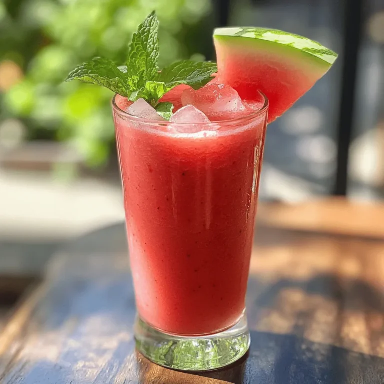 In recent years, smoothies have soared in popularity as a go-to healthy beverage option. Packed with nutrients and bursting with flavor, they offer a convenient way to incorporate fruits and vegetables into your diet. Among the vast array of smoothie options available, one stands out for its refreshing qualities and vibrant taste: the Watermelon Bliss Smoothie. This delightful concoction is not only a feast for the eyes but also a powerhouse of nutrition, making it an ideal choice for those looking to quench their thirst on a hot summer day.