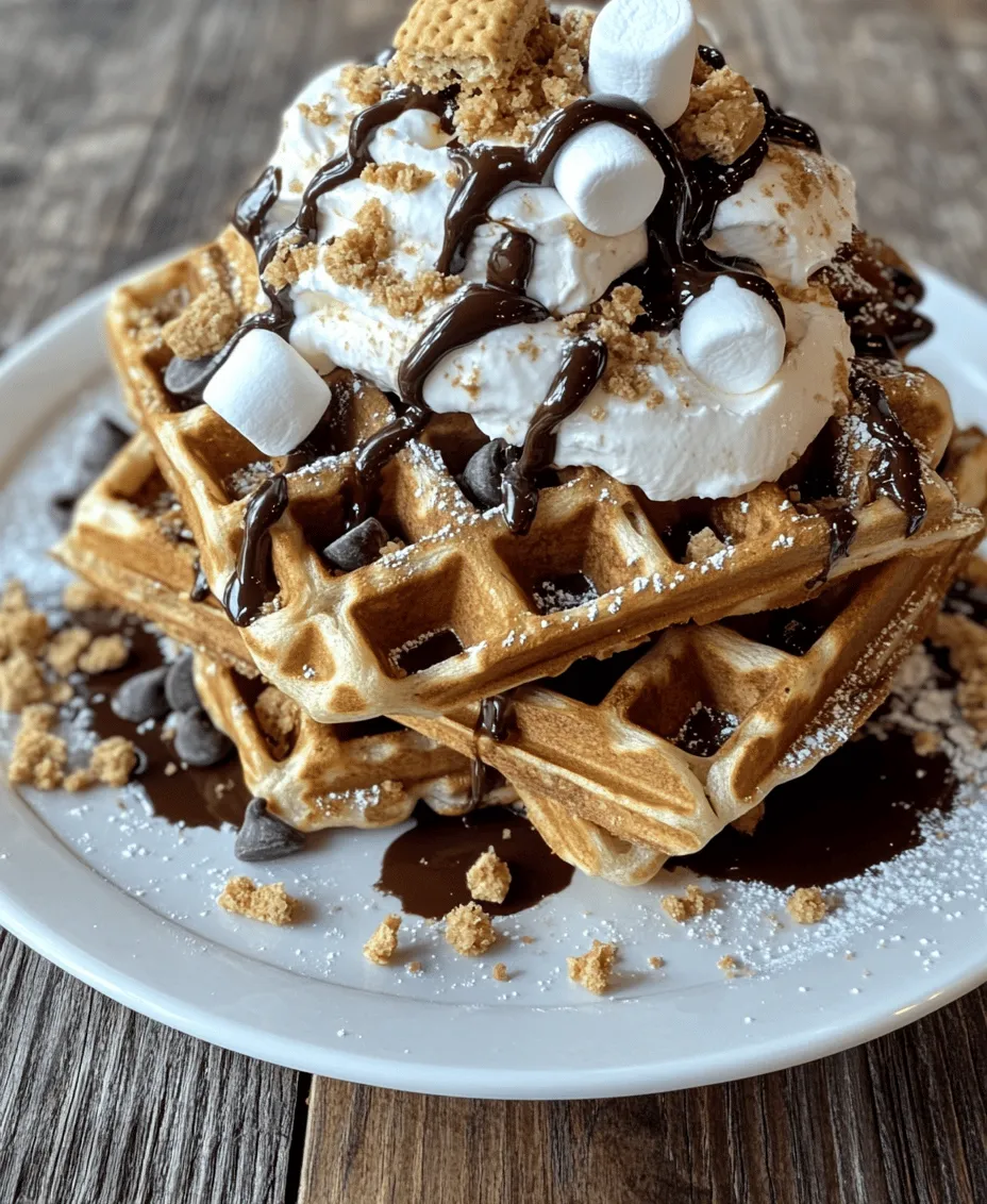 Imagine sitting around a crackling campfire, the aroma of toasted marshmallows wafting through the air, as you assemble the perfect S’more, savoring the delightful blend of gooey marshmallow, rich chocolate, and crunchy graham crackers. This nostalgic treat evokes memories of summer nights and childhood adventures, and now, it's time to bring that beloved experience to your breakfast table with a fun and indulgent twist: S’mores Waffles.