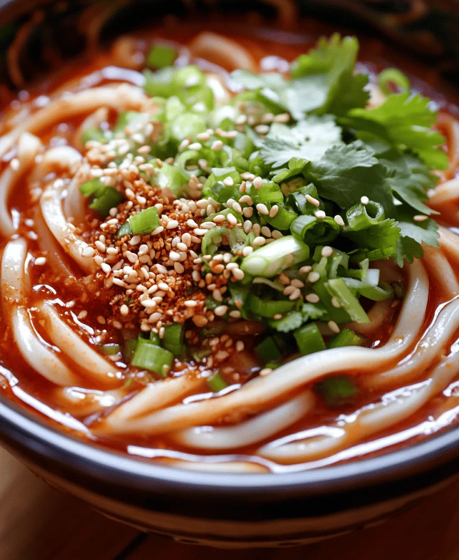 In the realm of quick and satisfying meals, Spicy Bliss Udon Noodles reign supreme. This dish is a delightful fusion of flavors that caters to those who crave a punch of spice without sacrificing the comforting essence of a noodle dish. Udon noodles, with their thick and chewy texture, serve as the perfect canvas for an array of ingredients that bring both heat and umami to the plate. Whether you’re a busy professional, a student trying to whip up something delicious in your dorm, or a home cook seeking to impress friends and family, this recipe is designed to cater to your culinary desires.