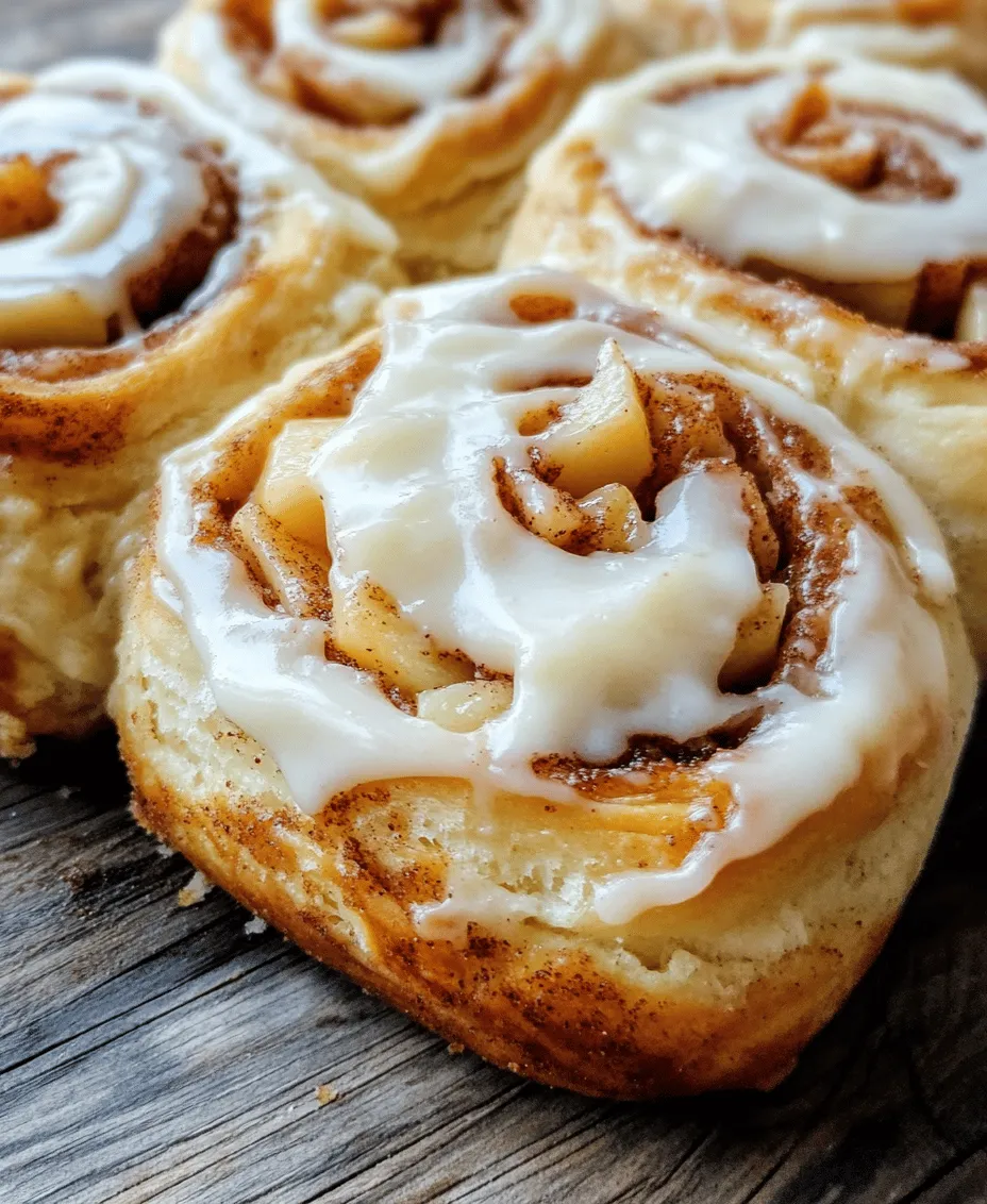 If you're looking for a delightful way to start your day or to sweeten up your brunch gatherings, look no further than these irresistibly soft and fluffy apple cinnamon rolls topped with luscious cream cheese frosting. This recipe combines the warm, comforting flavors of sweet apples and aromatic cinnamon, creating a treat that’s hard to resist. Each bite offers a perfect balance of sweetness and spice, making these rolls a versatile choice for any occasion—be it a cozy breakfast, a leisurely brunch, or a delightful dessert.