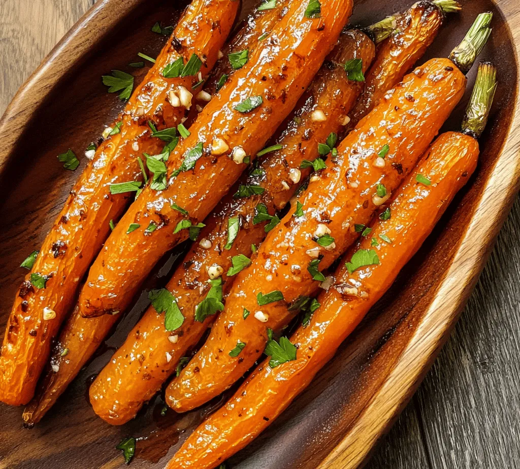 Honey garlic butter roasted carrots are a delightful addition to any meal, bringing together the natural sweetness of carrots with the rich, savory notes of garlic and butter. This recipe not only showcases the vibrant color of the carrots but also enhances their flavor profile, making them a standout side dish. Whether you’re preparing for a family dinner, a holiday feast, or simply looking to elevate your weeknight meals, these roasted carrots are both visually appealing and delicious.