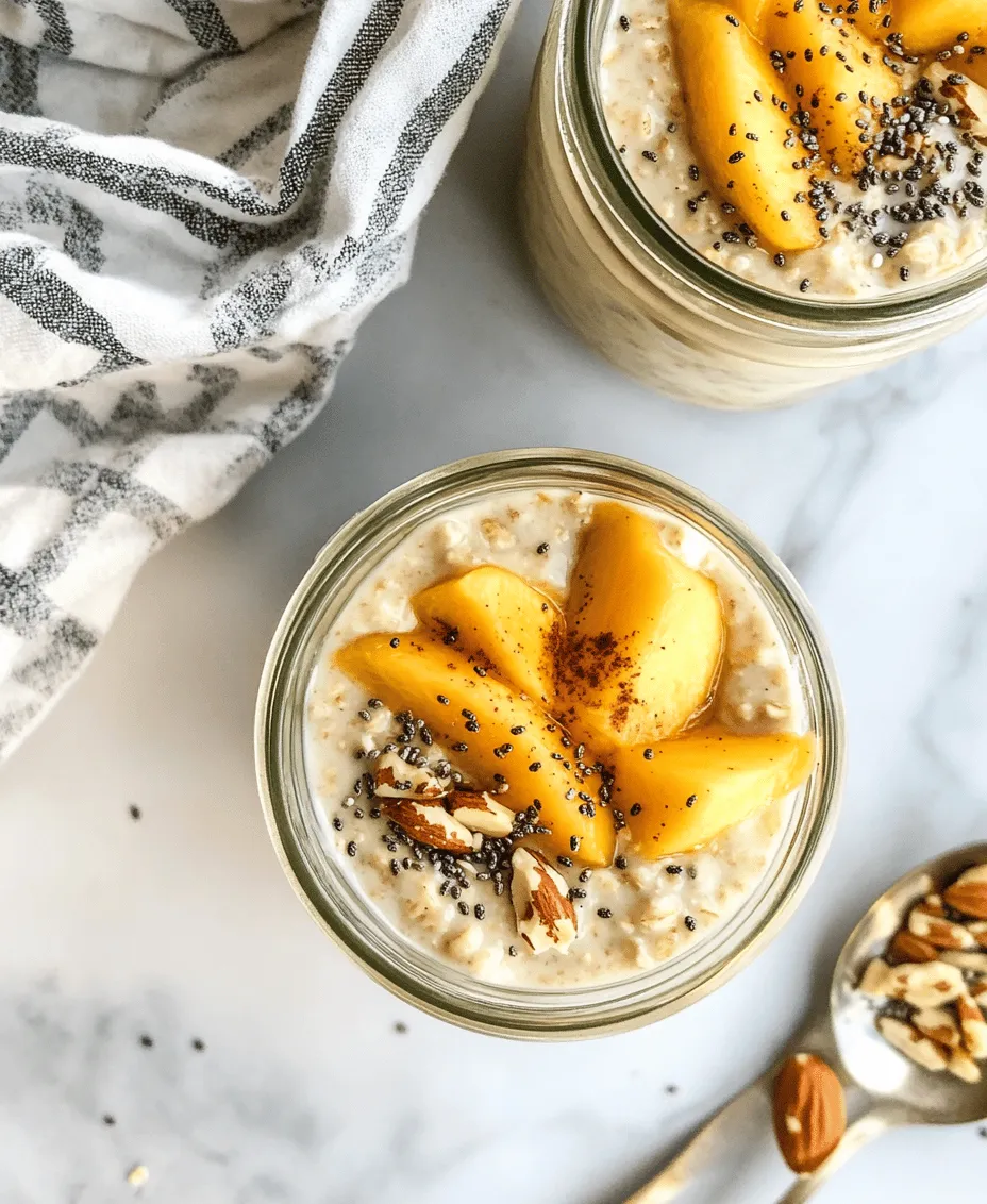 In the quest for nutritious breakfast options, overnight oats have emerged as a beloved staple for health-conscious individuals and busy families alike. This convenient dish allows for a nutritious meal packed with flavor and texture, all while requiring minimal preparation time. One of the most delightful ways to enjoy overnight oats is by incorporating fresh, juicy peaches. These stone fruits not only enhance the flavor profile of the dish but also align beautifully with the concept of seasonal eating, making them a perfect choice during the summer months.