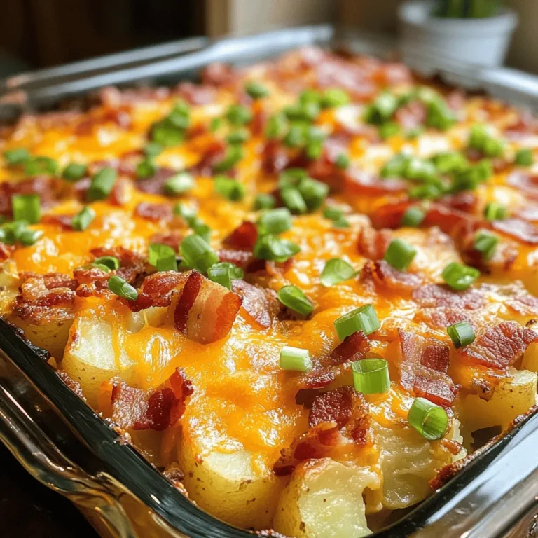 Breakfast is often heralded as the most important meal of the day, and what better way to embrace this sentiment than with a comforting breakfast casserole? These delightful dishes combine various ingredients into a single, cohesive meal, perfect for feeding a crowd or enjoying throughout the week. Among the myriad of breakfast casseroles that grace dining tables, the Cheesy Bacon Potato Breakfast Casserole stands out as a fan favorite. Its appeal lies in the harmonious blend of crispy bacon, rich cheeses, and hearty potatoes, all baked to perfection. This casserole is not only easy to prepare but also brimming with flavors that will undoubtedly bring warmth and comfort to your mornings.