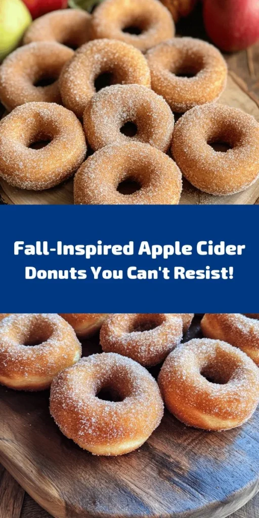 Fall in love with these irresistible Apple Cider Donuts! Made with warm spices and fresh apple cider, they are baked to golden perfection. The rich flavors of cinnamon and nutmeg come together in a moist, fluffy donut that’s rolled in a sweet cinnamon-sugar coating. Perfect for breakfast or a cozy snack, these treats will warm your heart and home. Easy to make and great for sharing, grab your ingredients and start baking these delightful fall favorites!